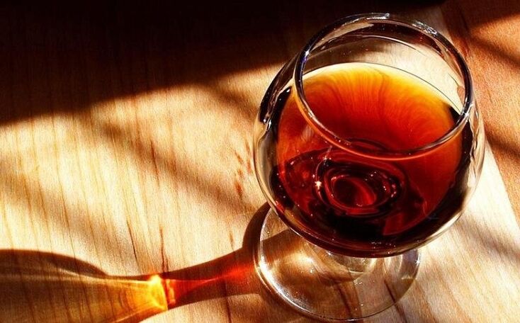 brandy to remove parasites from the body