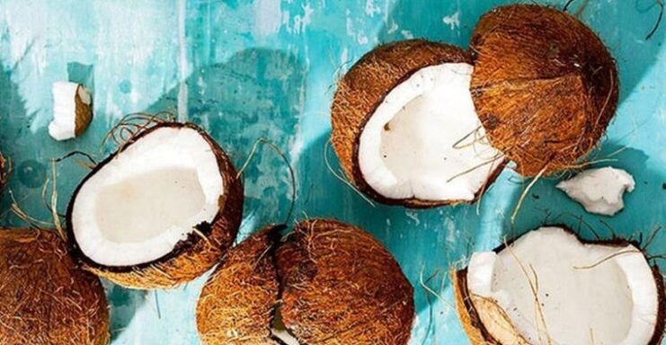 coconut to clean the body of pests