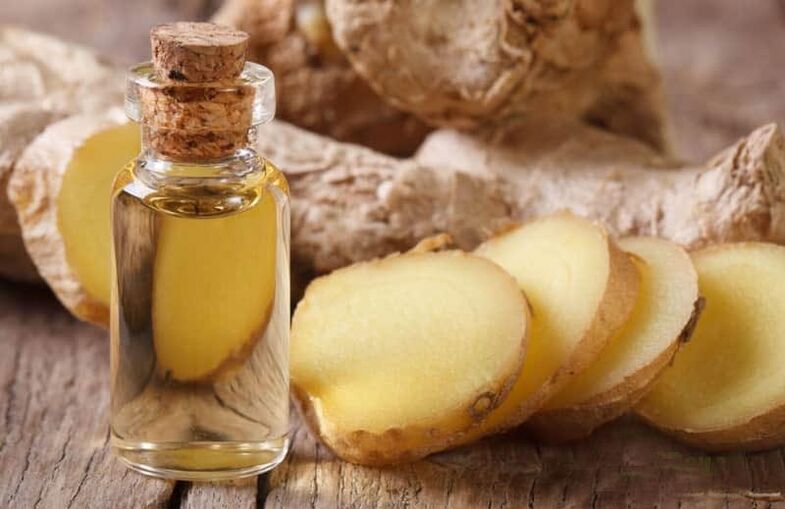 Base from ginger root against pests