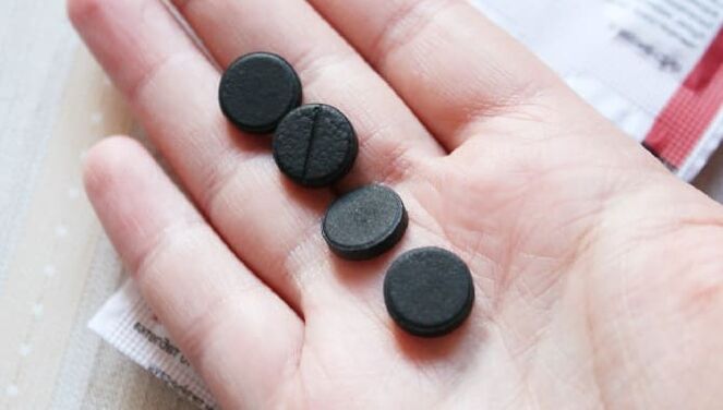 Activated charcoal for use during nut tincture treatment